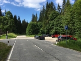 Wanderparkplatz (Foto gespeichert zu Ausgangspunkt Parkplatz Ofnerboden),#