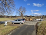 Nur sehr begrenzt Platz (Foto gespeichert zu Ausgangspunkt Parkplatz St2562),#