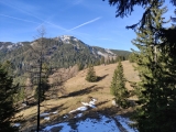 Abstieg mit Blick zum Roßkogel (Foto gespeichert zu <a href=/wanderweg/pletzachkogel-pletzachalm-14507/>Weg</a>),#