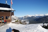 winterlicher Ausblick von der Rauthhütte
