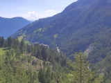 Blick auf Weisslahnbad mit Wanderparkplatz,#