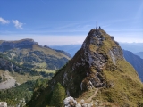 Leichte Kraxelei zum Gipfelkreuz (Foto gespeichert zu Ausgangspunkt Rotspitz),#