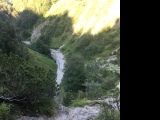 Steile Kraxelei am Drahtseil durch die Große Wolfsschlucht