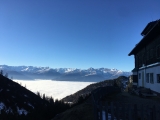 <b>Solsteinhaus</b> hoch über den herbstlichen Wolken,#