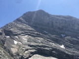 Blick auf die Nordwand des Sonnjochs,#