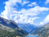 <a href=/gipfel/sonntaglahnerkopf-11790/>Sonntaglahnerkopf</a> mit Blick auf den Stausee (Foto gespeichert zu Ziel Sonntaglahnerkopf),#