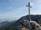 Gipfelkreuz mit Chiemseeblick (Foto gespeichert zu Ausgangspunkt Sonnwendwand),#