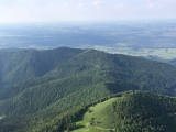 Blick vom Breitenstein auf die Steingrabner Alm