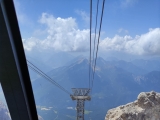Blick von der Bergstation (Foto gespeichert zu Ziel Tiroler Zugspitzbahn Bergstation),#
