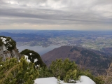 Blick über den <a href=/gipfel/gruenberg-12690/>Grünberg</a> nach Gmunden,#