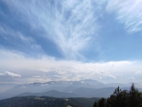 Blick vom Zwiesel auf den Weg nach Süden (Foto gespeichert zu <a href=/wanderweg/gassenhofer-alm-zwiesel-7465/>Weg</a>),#