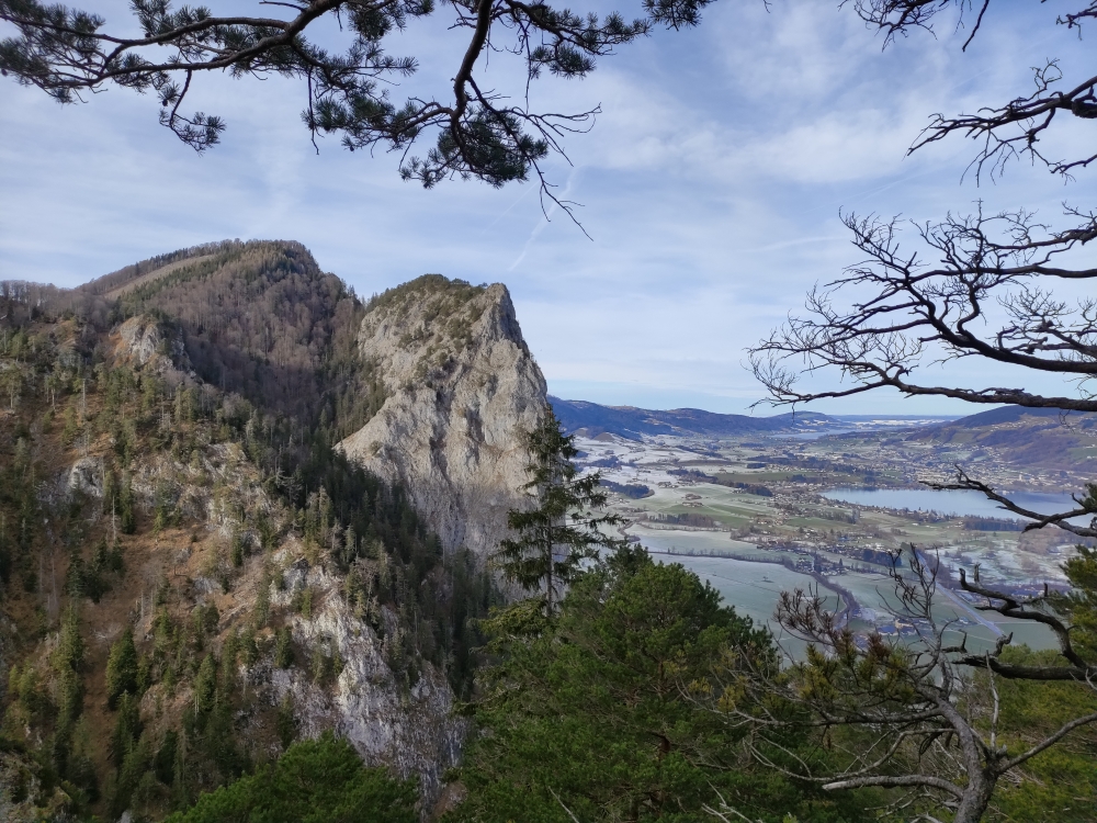 Wanderung Almkogel: Blick zum Drachenstein