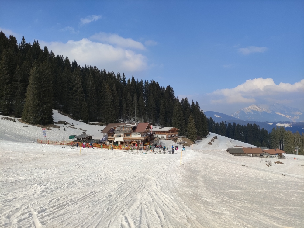 Alpengasthof Möseralm: Die Möseralm im Winter
