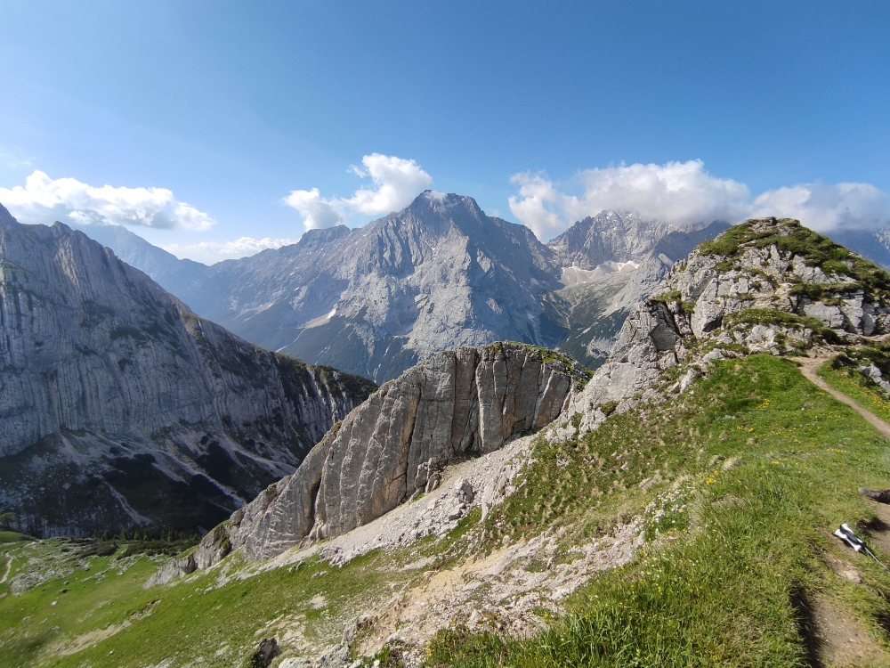 Wanderung Zugspitze über Gatterl: Wanderung Zugspitze über Gatterl: Am Brand