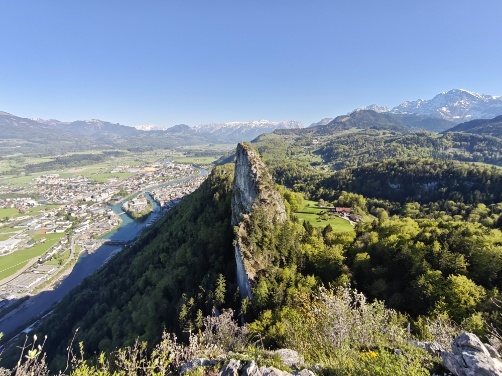 Aussichtspunkt Blick auf den kl. Barmstein: Blick auf Kleiner Barmstein