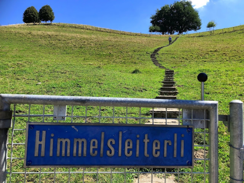 Aussichtspunkt Himmelsleiterli: "Talstation" zum Himmelsleiterli