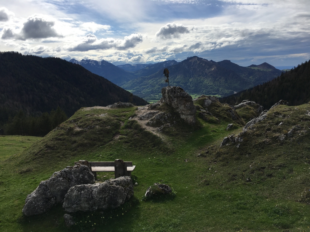 Aussichtspunkt auf der Jochalm: Panoramablick