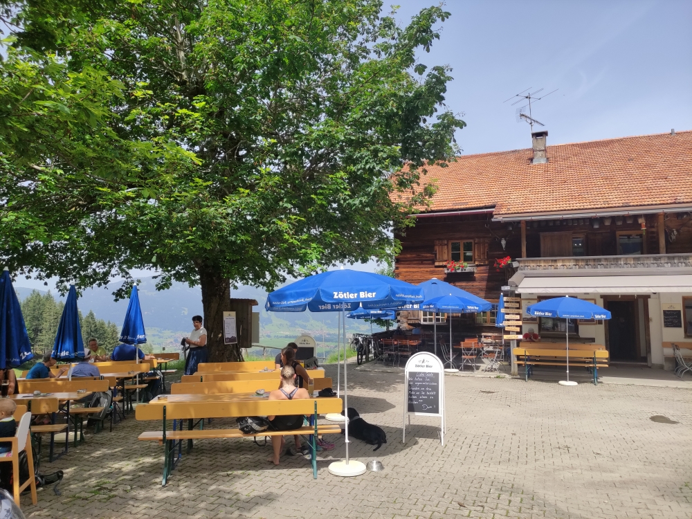 Wanderung Entschenkopf: Wanderung Entschenkopf: Berggasthof Gaisalpe