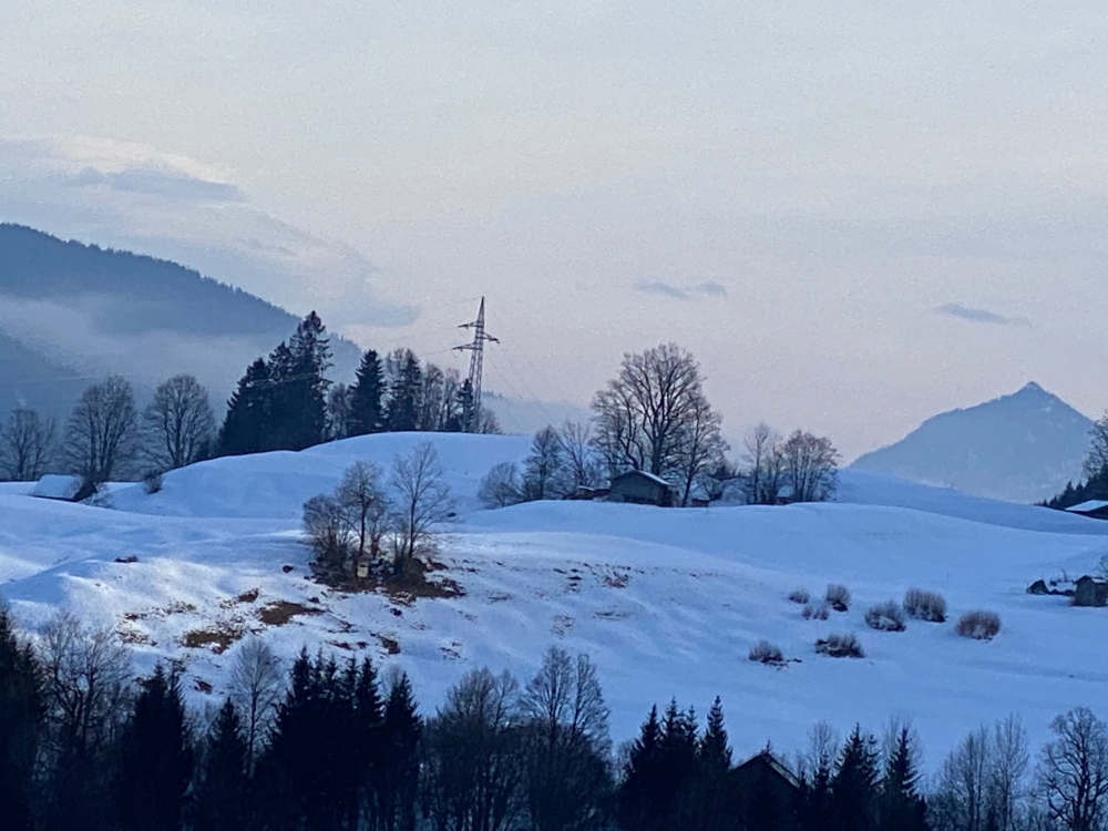Skistadion Garmisch -> Berggasthof Eckbauer: Aufstieg 