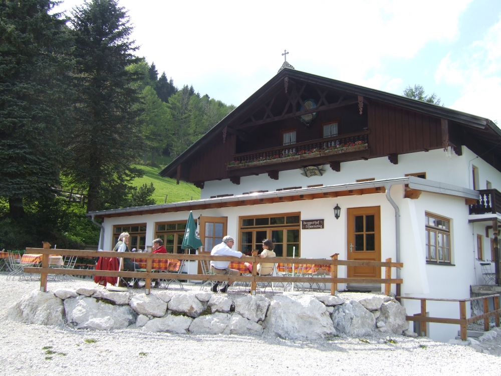 Berggasthof Schweinsteig: Terrasse