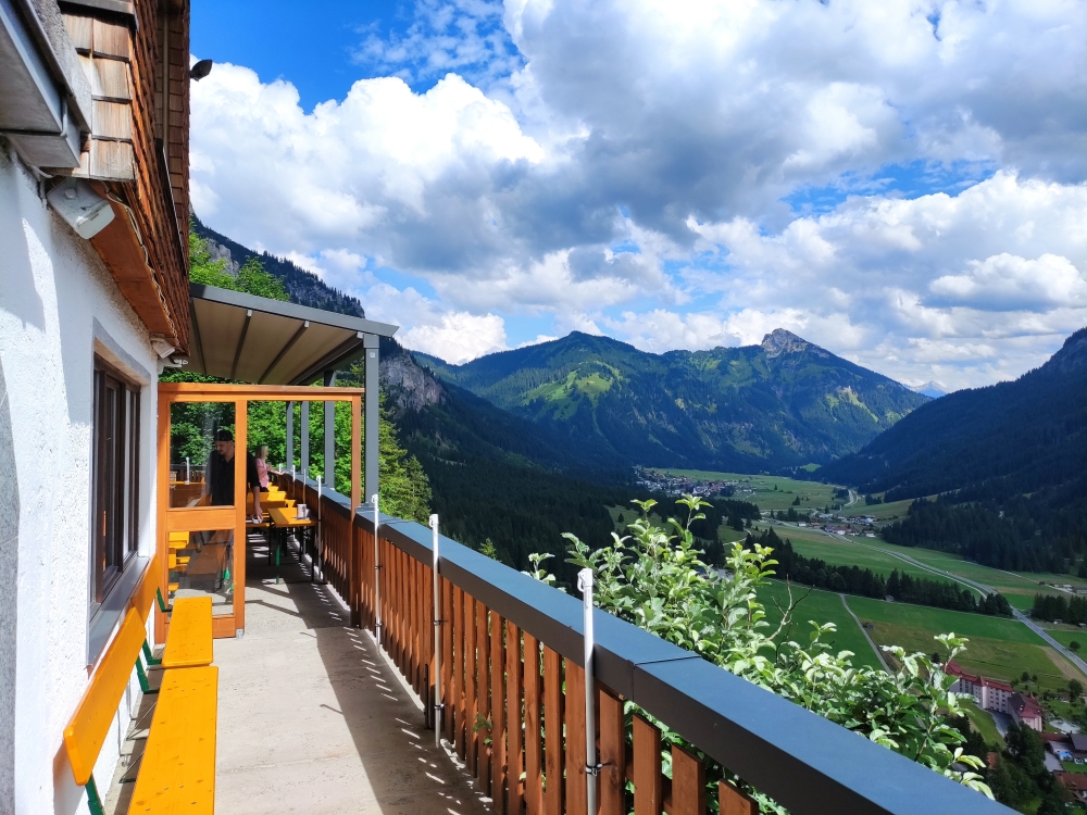 Klettersteig Gimpel: Klettersteig Gimpel: Adlerhorst (Berghütte Adlerhorst)