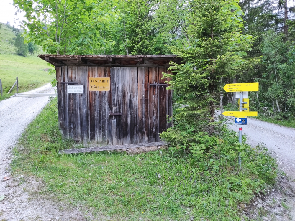 MTB an der Hütte deponieren  (Bike-Depot)