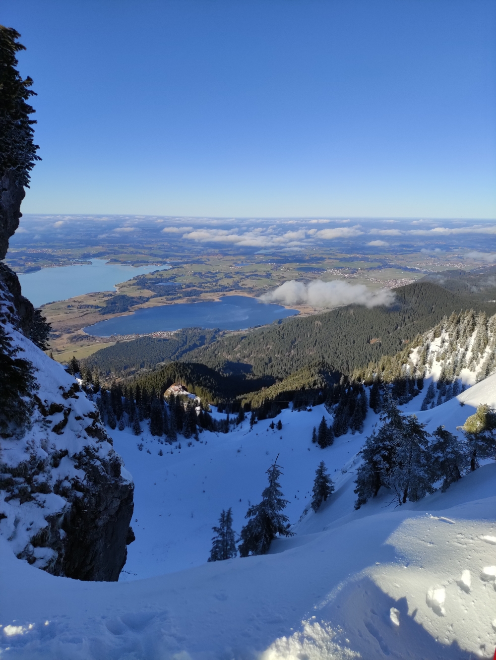 Wanderung Branderschrofen: Seenblick