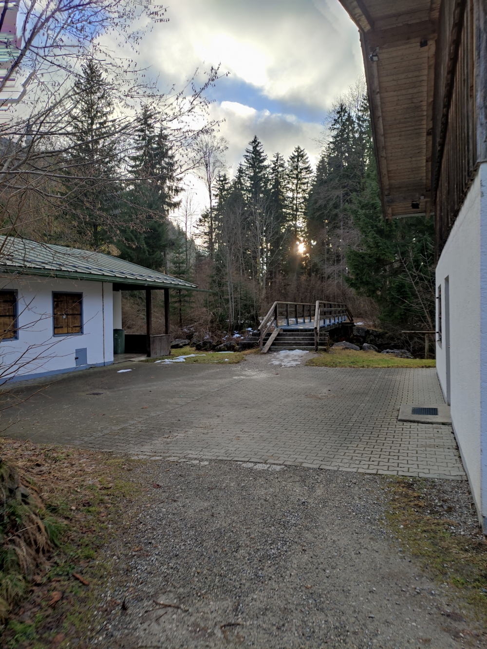 Wanderung Branderschrofen: Am Schießstand vorbei