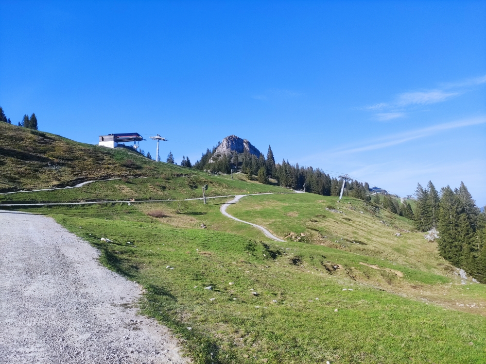 Bike & Hike Brauneck Mountainbike: Auffahrt zum Schrödelstein