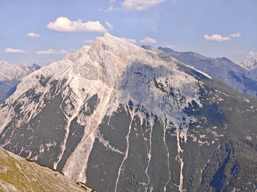 Wanderung Brunnsteinspitze: Wanderung Brunnsteinspitze: Blick zur Pleisenspitze  (Brunnsteinspitze)