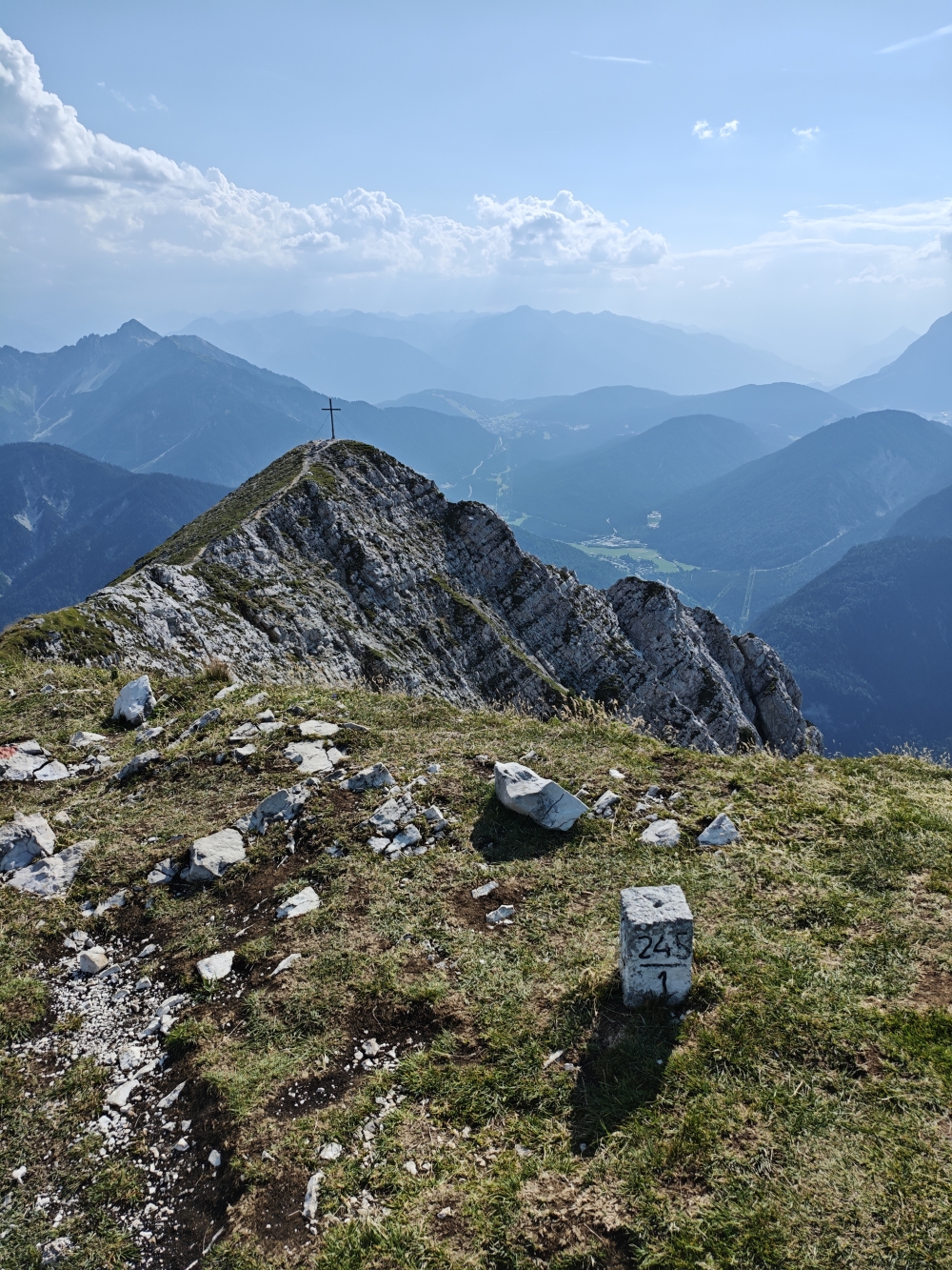 Wanderung Brunnsteinspitze: Gratweg