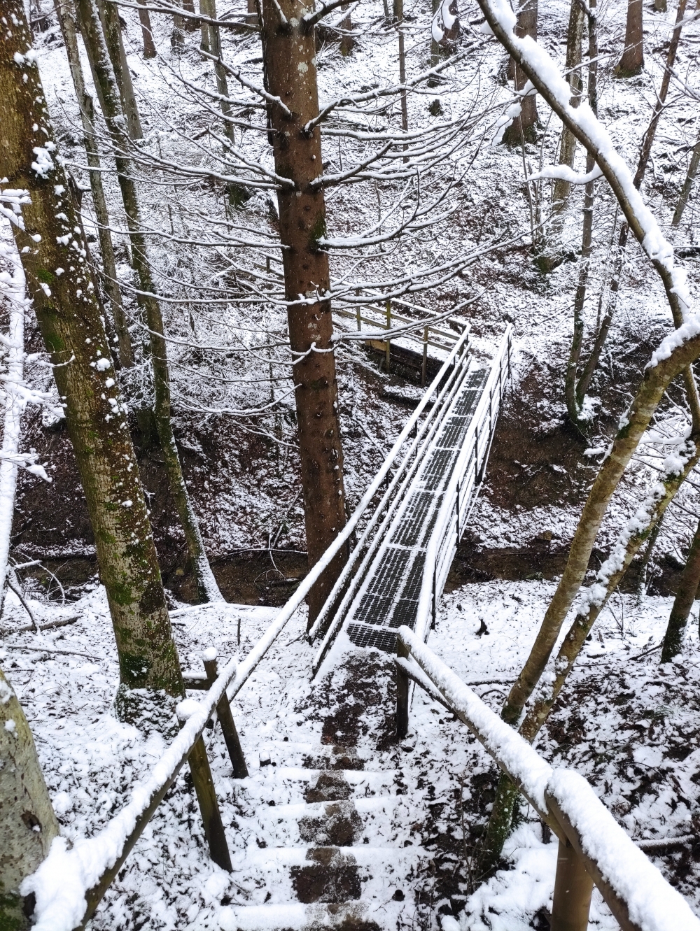 Wanderung Buch: Über die Brücke