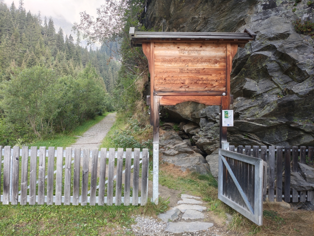 Wanderung Wilder Freiger: Wanderung Wilder Freiger: Klamm-Eingang (Bughartklamm Eingang )