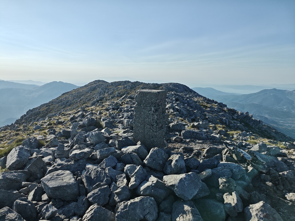 Wanderung Dirfi: Wanderung Dirfi: Blick vom Dirfi zum Delphi 