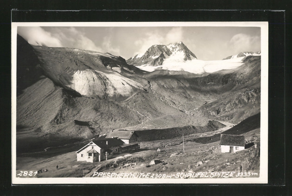 Schaufelspitze: Dresdner Hütte mit Schaufelspitze