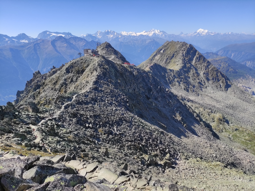 Wanderung Eggishorn: Gratweg zur Bergstation und Bettmergrat zum Bettmerhorn