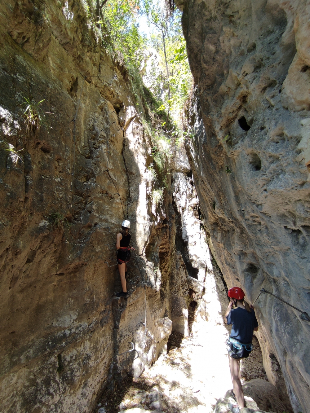 Klettersteig Rio Secco: Klettersteig Rio Secco: Klettersteig (Einstieg Klettersteig Rio Secco)