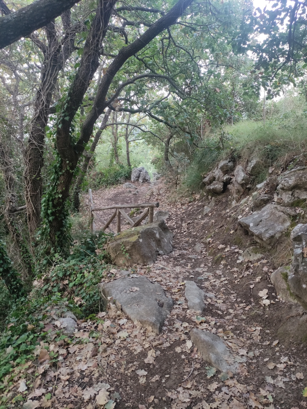 Wanderung Fiordo di Crapolla: Oben noch Wanderweg