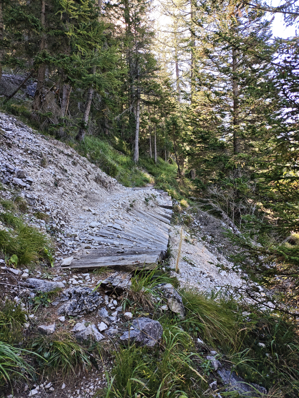 Klettersteig Ivano Dibona: Aufstieg zum Col dei Stonbe