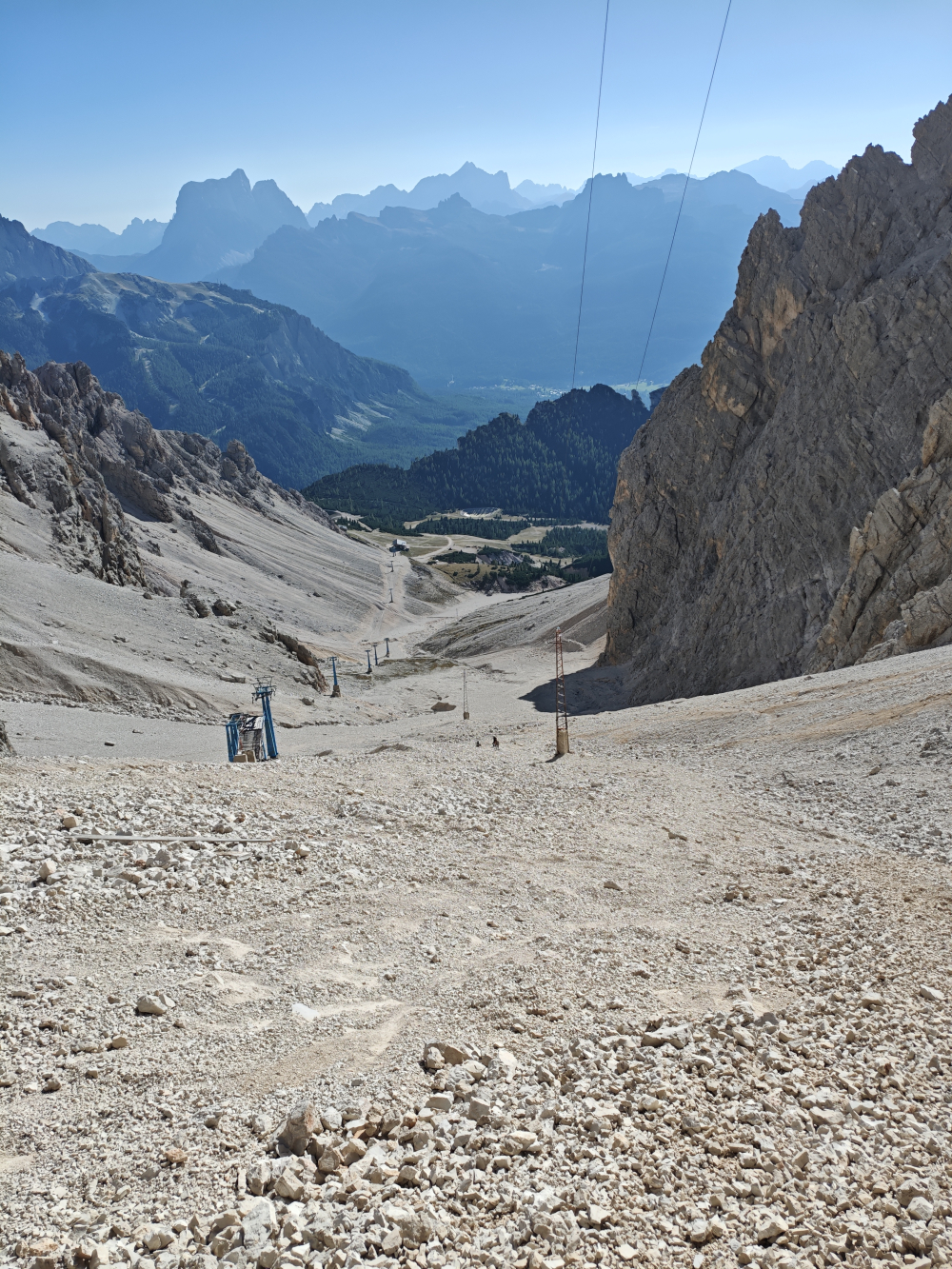 Klettersteig Ivano Dibona: Das lange Schuttkar