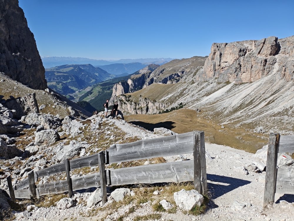 Wanderung Sass da Ciampac: Wanderung Sass da Ciampac: Im Sattel  (Furcela de Cir)