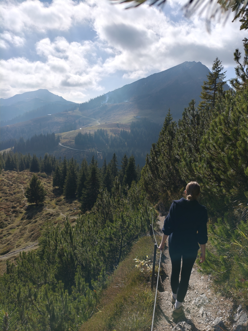 Wanderung Gaisberg: Abstieg