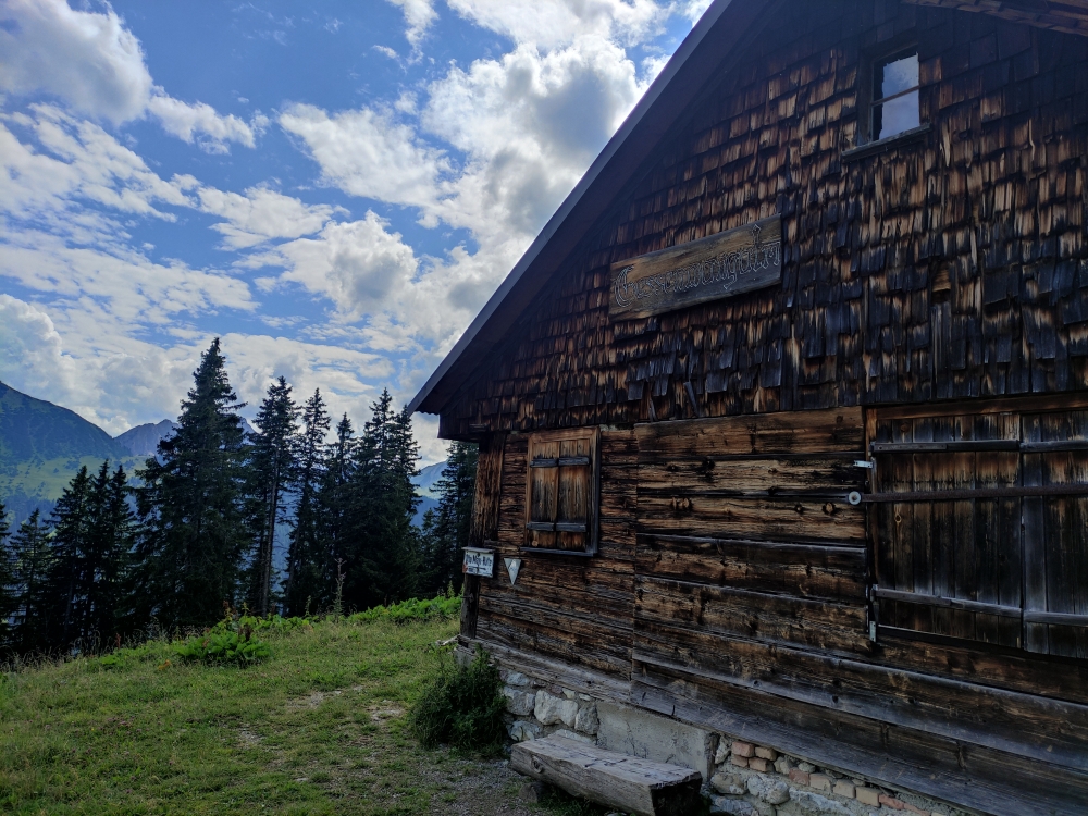 Klettersteig Gimpel: Klettersteig Gimpel: Gessenwangalpe