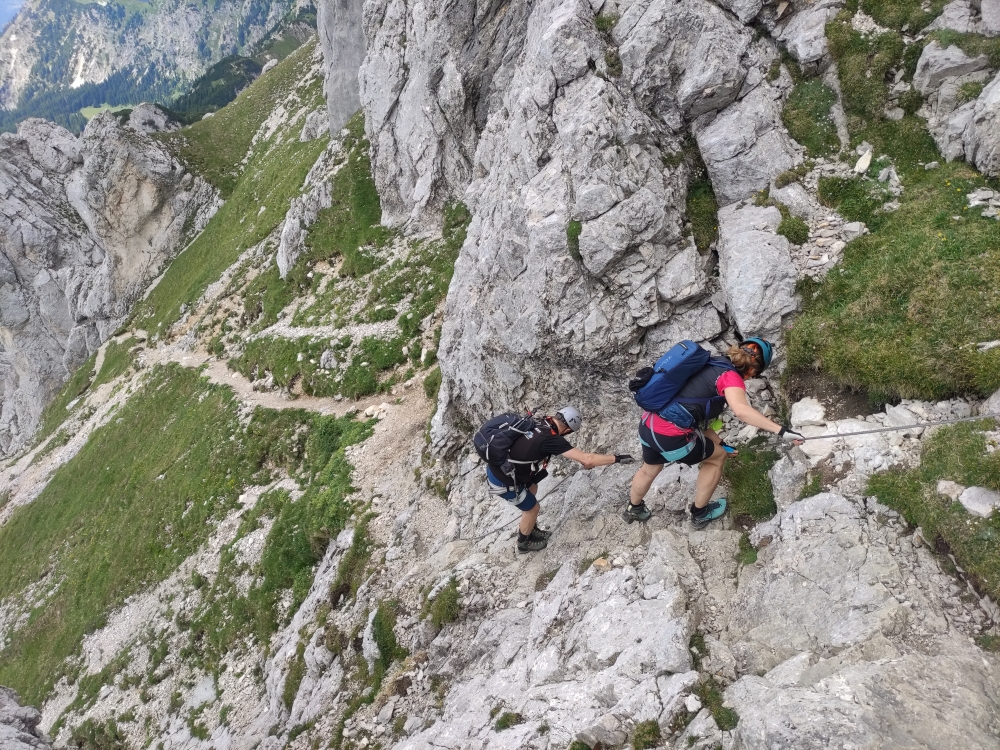 Klettersteig Gimpel: Friedberger Klettersteig