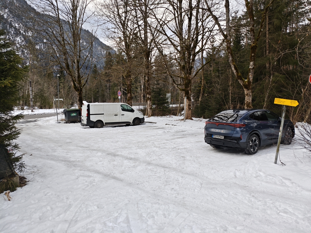 Wanderung Schellkopf: Wanderung Schellkopf: Wanderparkplatz