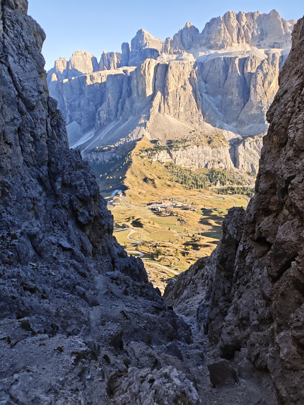 Klettersteig Kleine und Große Cirspitze: Abstieg von der kleinen Cirspitze 