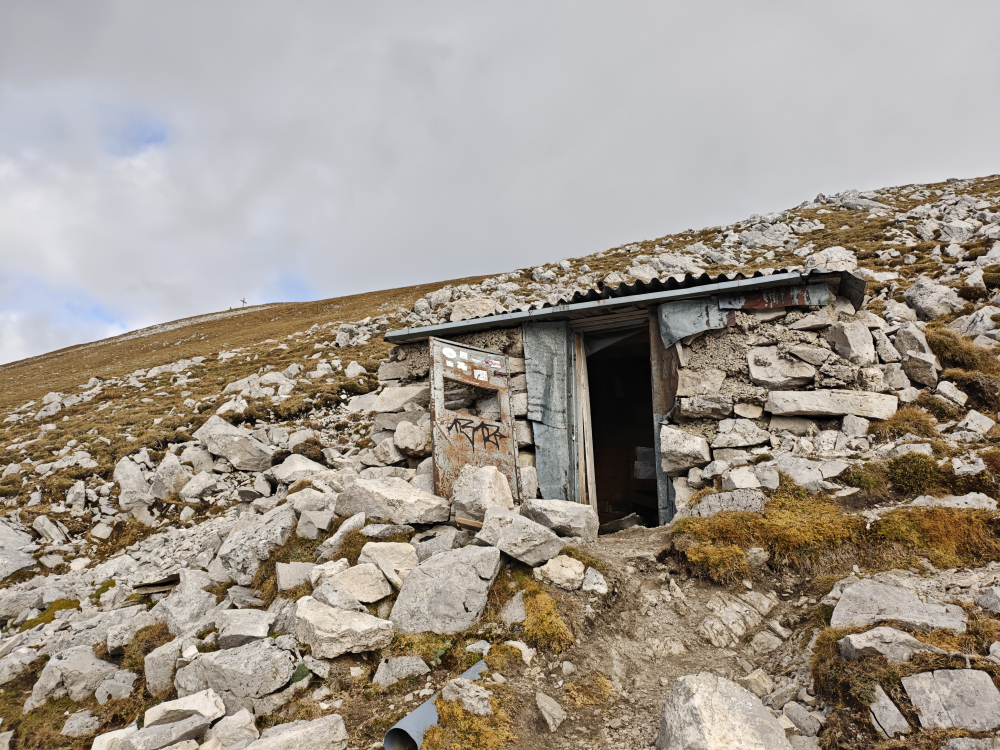 Mühlkarscharte -> Mandlspitze: Unterstand