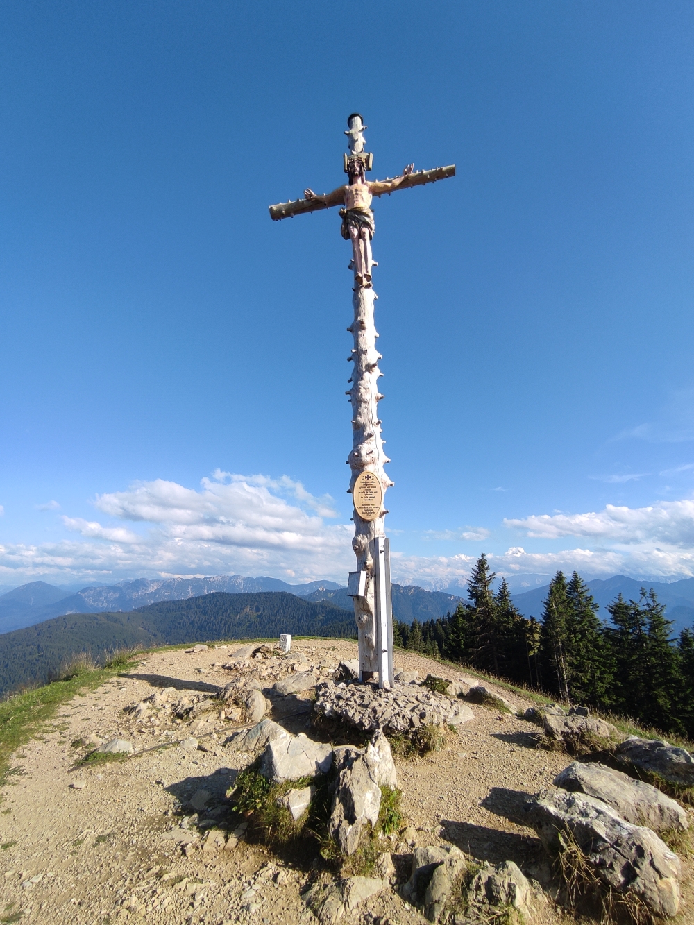 Wanderung Hinteres Hörnle: Wanderung Hinteres Hörnle: Gipfelkreuz (Hinteres Hörnle)