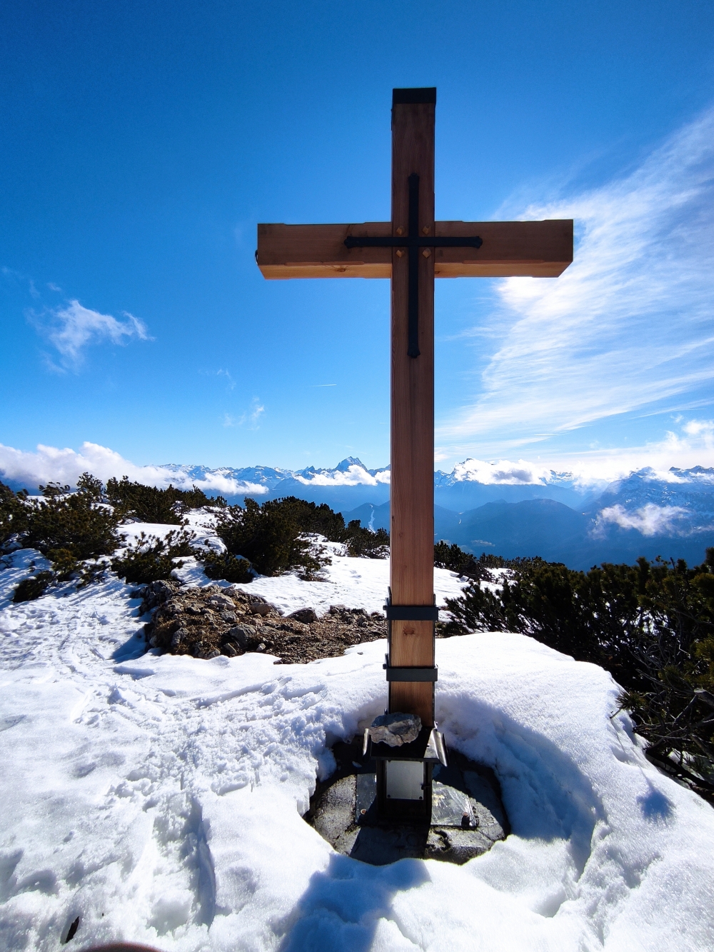 Mitterberg -> Hirschangerkopf: Gipfelkreuz