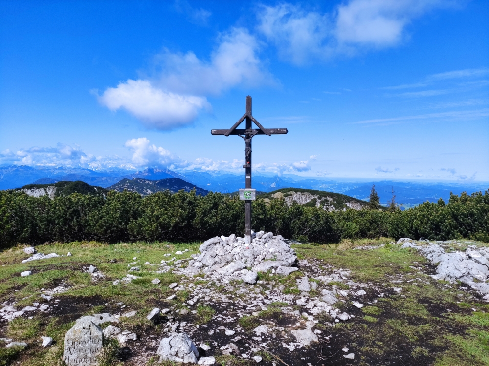 Hochleckenkogel: Gipfelkreuz